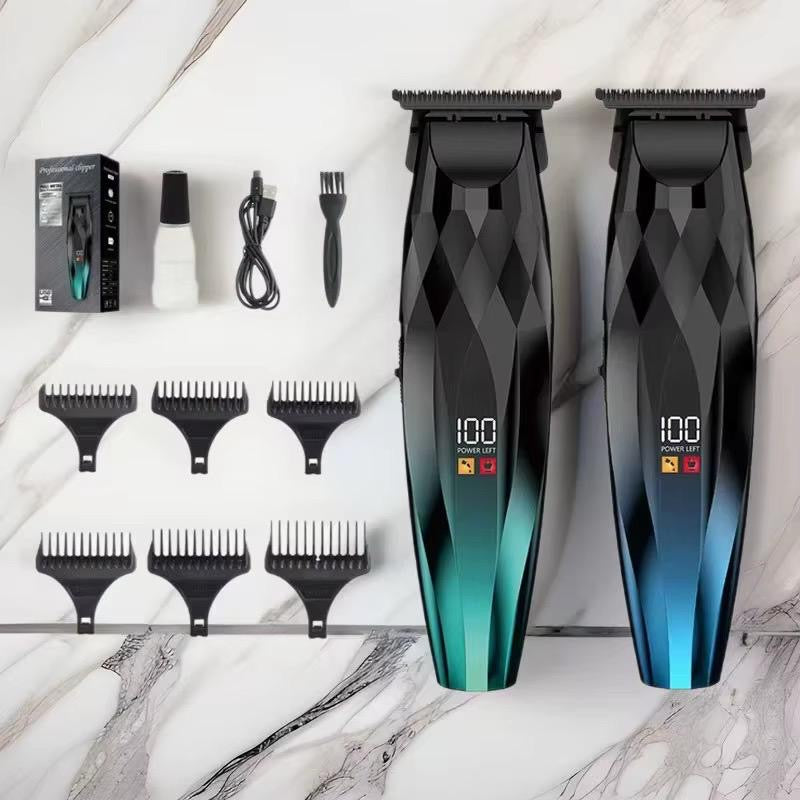 Kit de Tondeuse  finition  Électrique pour Homme: Tondeuse à Barbe Sans Fil